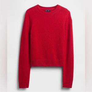GAP cashsoft crewneck sweats Women's Vibrant modern red medium